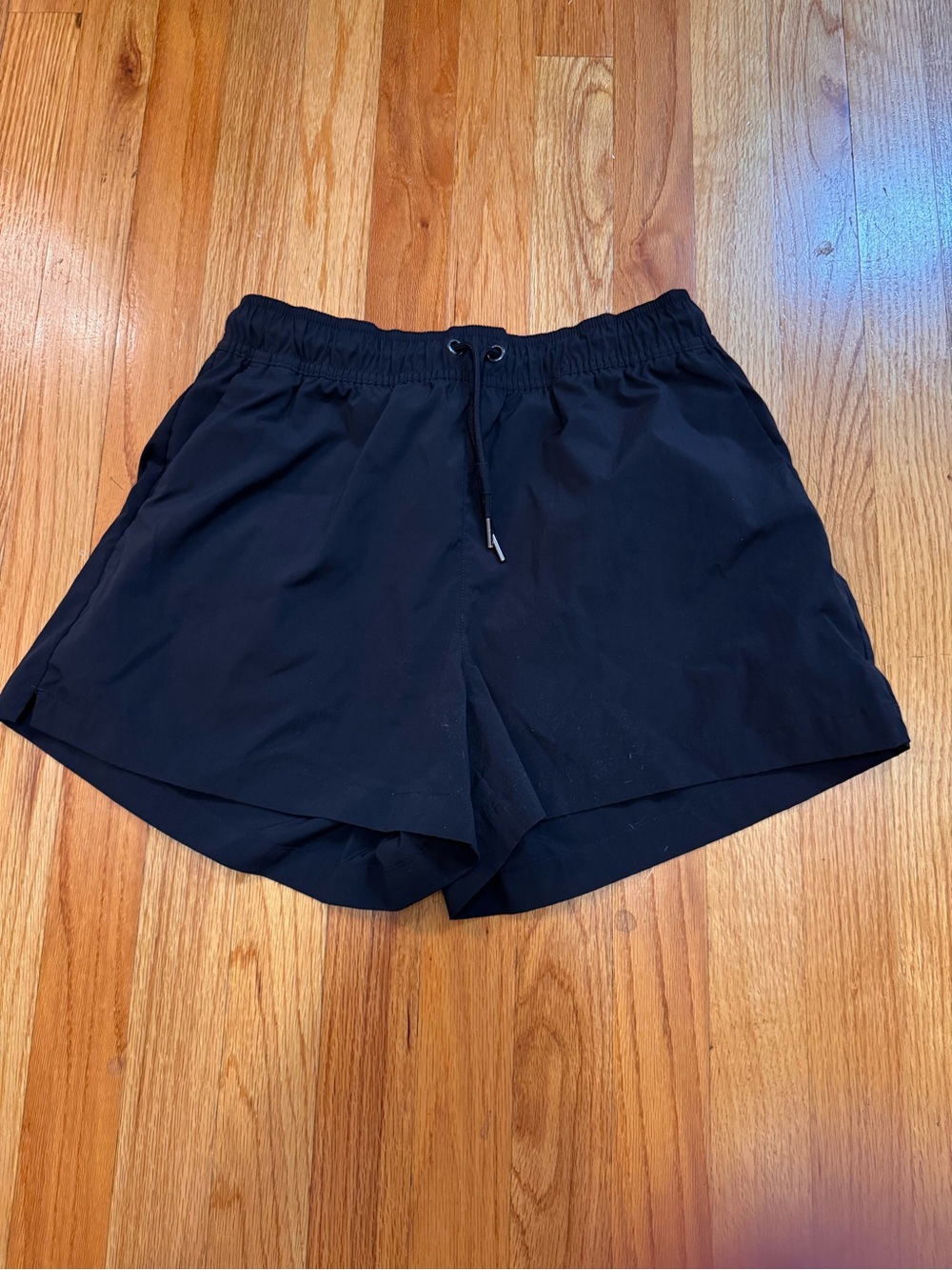 Athleta Black Elastic Waist Athletic Shorts